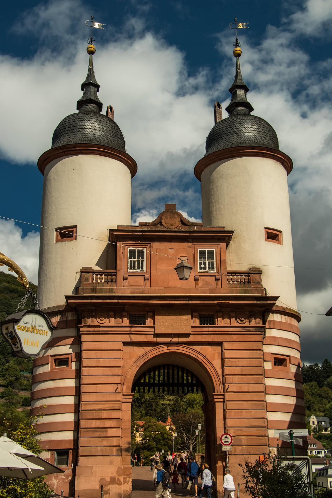 Brückentor der Alten Brücke in Heidelberg